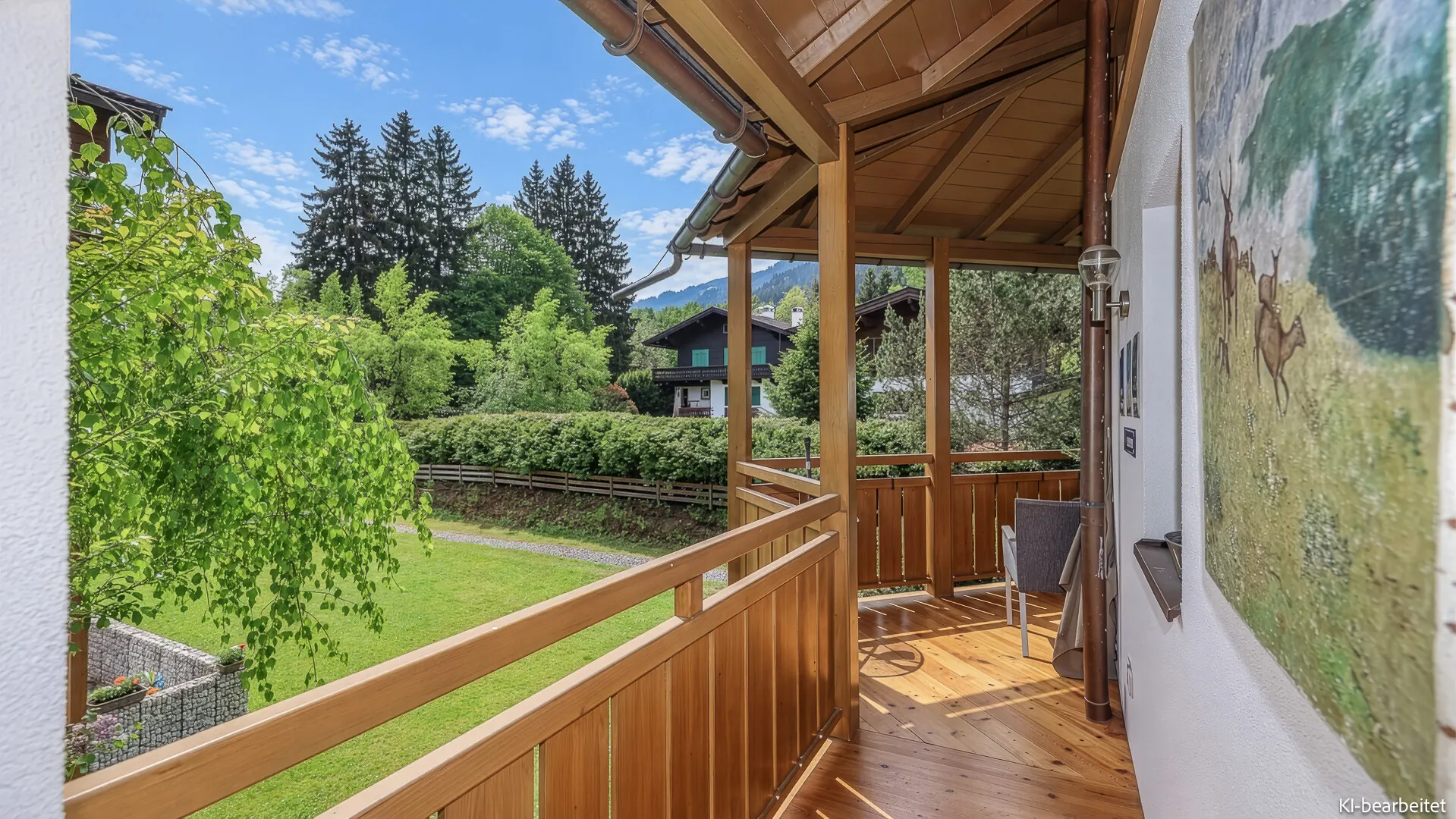 KITZIMMO-Wohnung nahe dem Schwarzsee mit Kaiser- und Hornblick - Immobilien Kitzbühel.