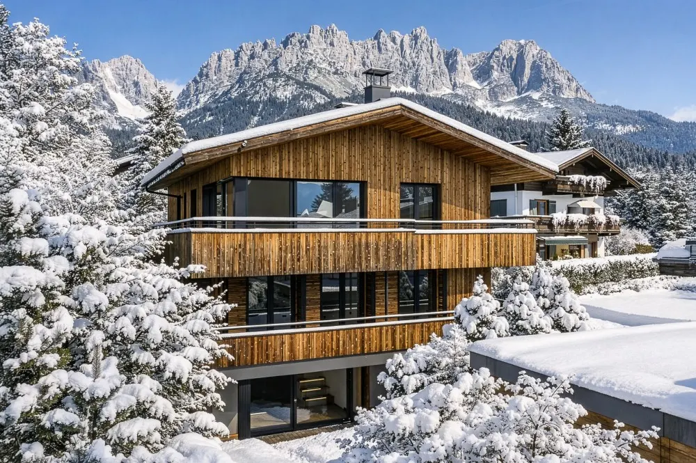 KITZIMMO-Exklusives Neubau-Luxuschalet in Toplage kaufen - Immobilien Going.