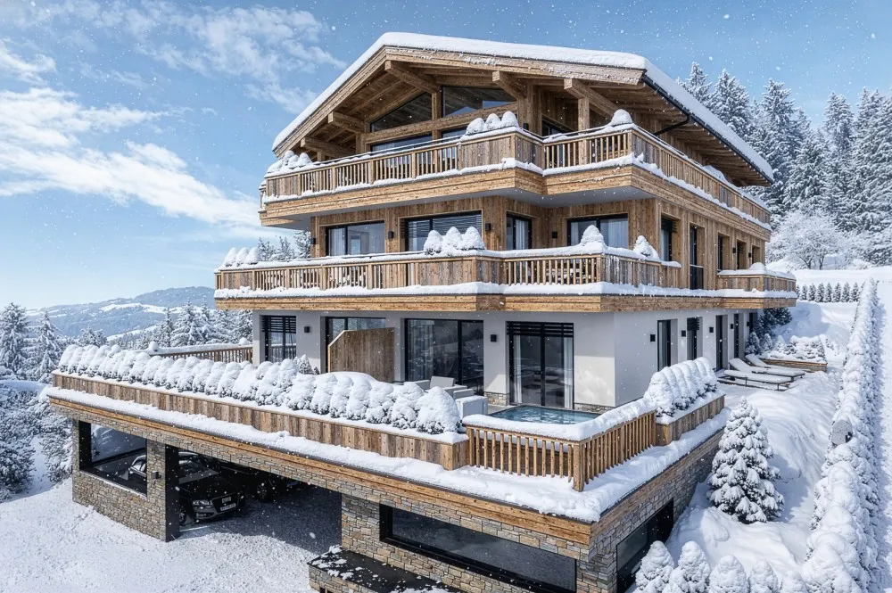 KITZIMMO-Luxuswohnungen in Top-Sonnen-Ruhelage kaufen - Immobilien Kirchberg.