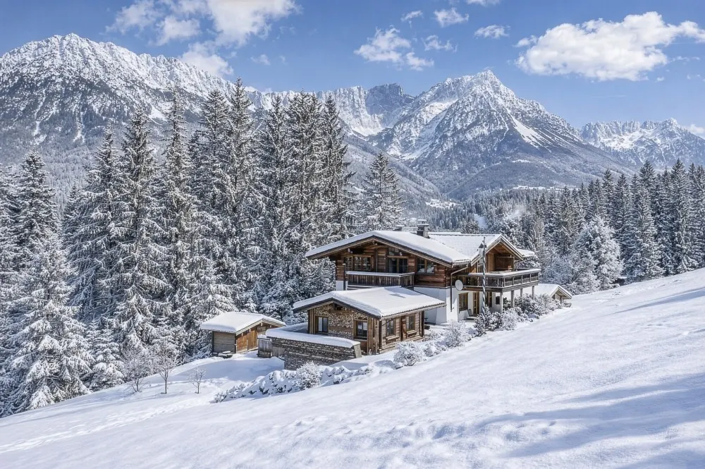 KITZIMMO-Luxusvilla mit Kaiserblick in Alleinlage kaufen - Immobilien Scheffau.