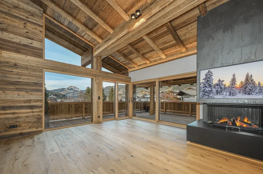 KITZIMMO-Exklusives Neubau-Penthouse mit Ski/in-Ski/out - Immobilien Kirchberg.