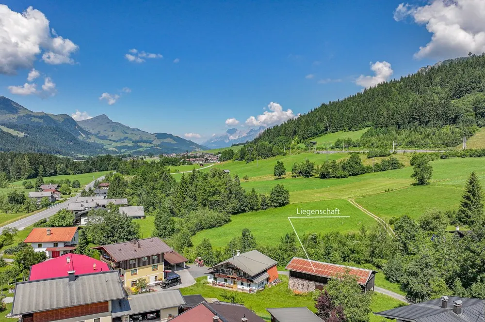 KITZIMMO-Baugrundstück mit Planung für ein Einfamilienhaus - Immobilien Hochfilzen.