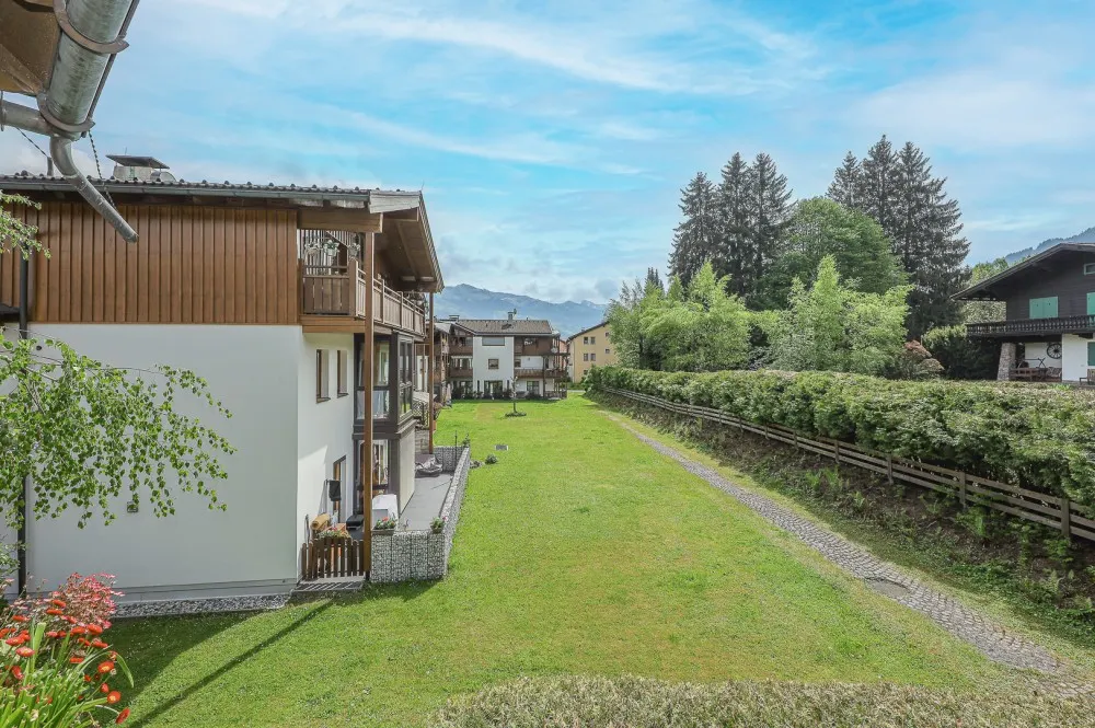 KITZIMMO-Wohnung nahe dem Schwarzsee mit Kaiser- und Hornblick - Immobilien Kitzbühel.