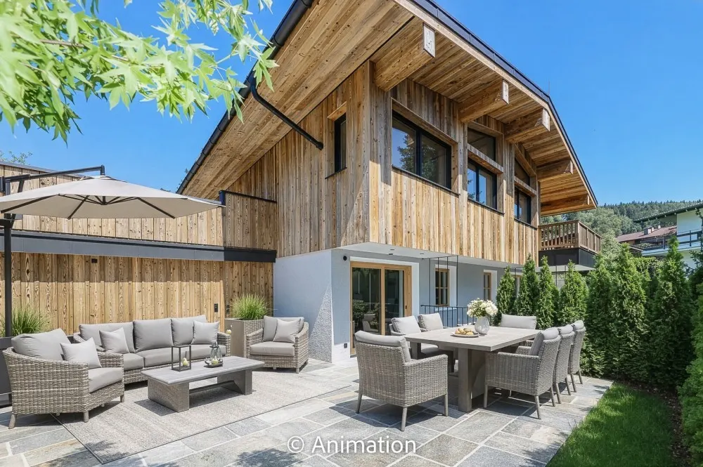 KITZIMMO-Hochwertiges Neubauchalet in Toplage kaufen - Immobilie Kitzbühel.