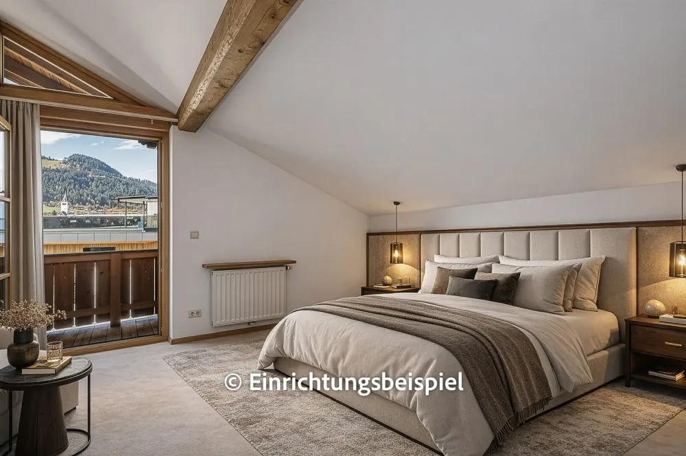 KITZIMMO-Dachgeschosswohnung in Toplage am Sonnberg kaufen - Immobilien Kitzbühel.