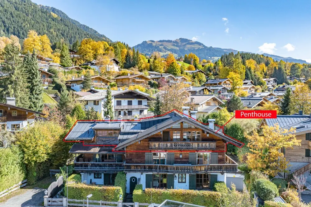 KITZIMMO-Dachgeschosswohnung in Toplage am Sonnberg kaufen - Immobilien Kitzbühel.