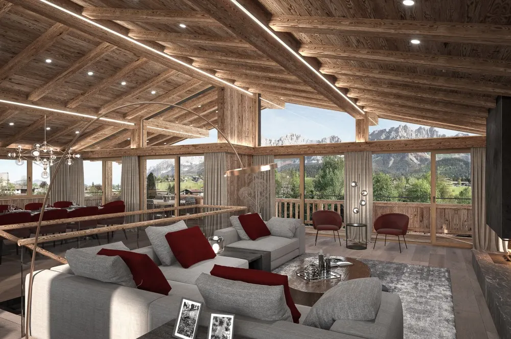 KITZIMMO-Neubau-Luxusvilla mit Kaiserblick in Toplage kaufen - Immobilien Going.