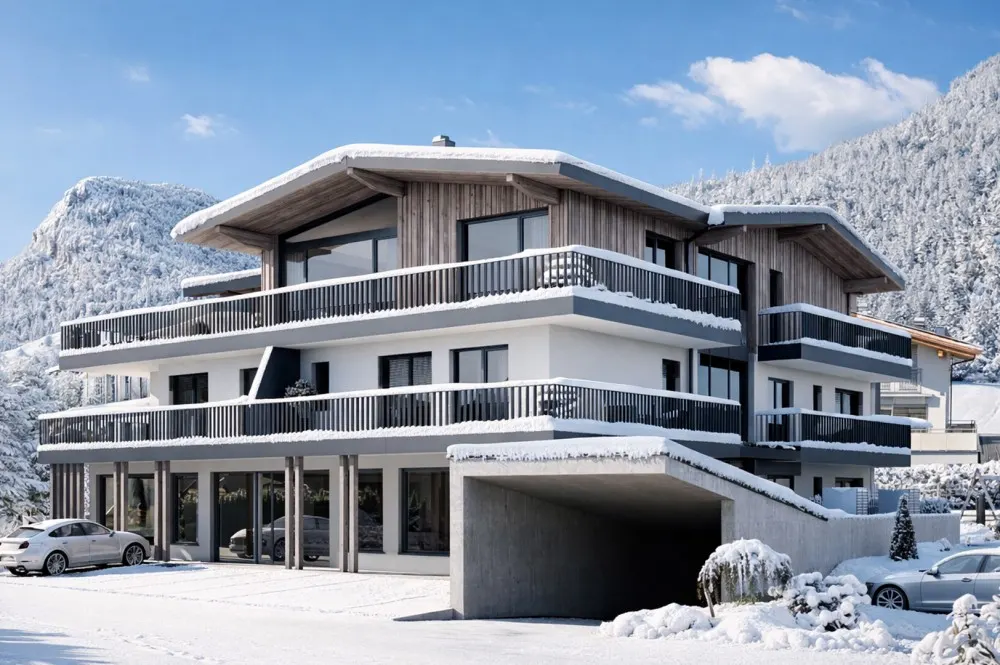KITZIMMO-Luxus Terrassenwohnung in exklusivem Neubau - Immobilien Kirchdorf kaufen.