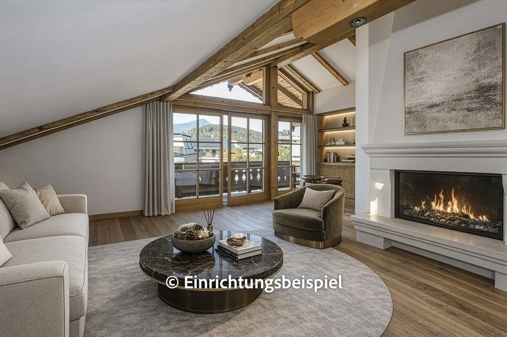 KITZIMMO-Dachgeschosswohnung in Toplage am Sonnberg kaufen - Immobilien Kitzbühel.