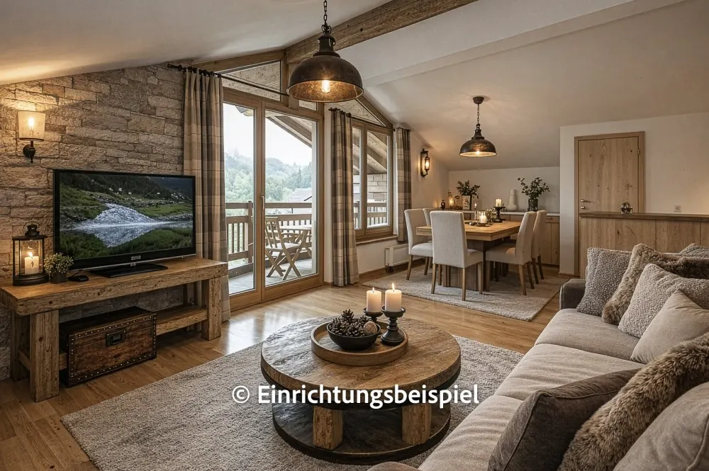 KITZIMMO-Dachgeschosswohnung mit Kaiserblick - Immobilien Aurach.