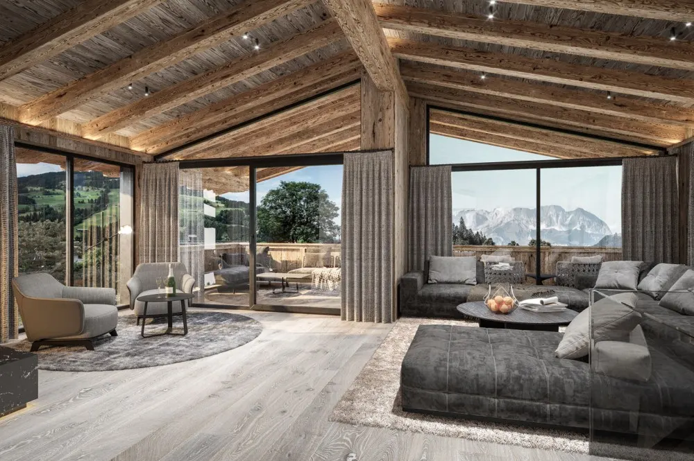 KITZIMMO-Luxuschalet mit Freizeitwohnsitz in traumhafter Lage - Immobilien Aurach.