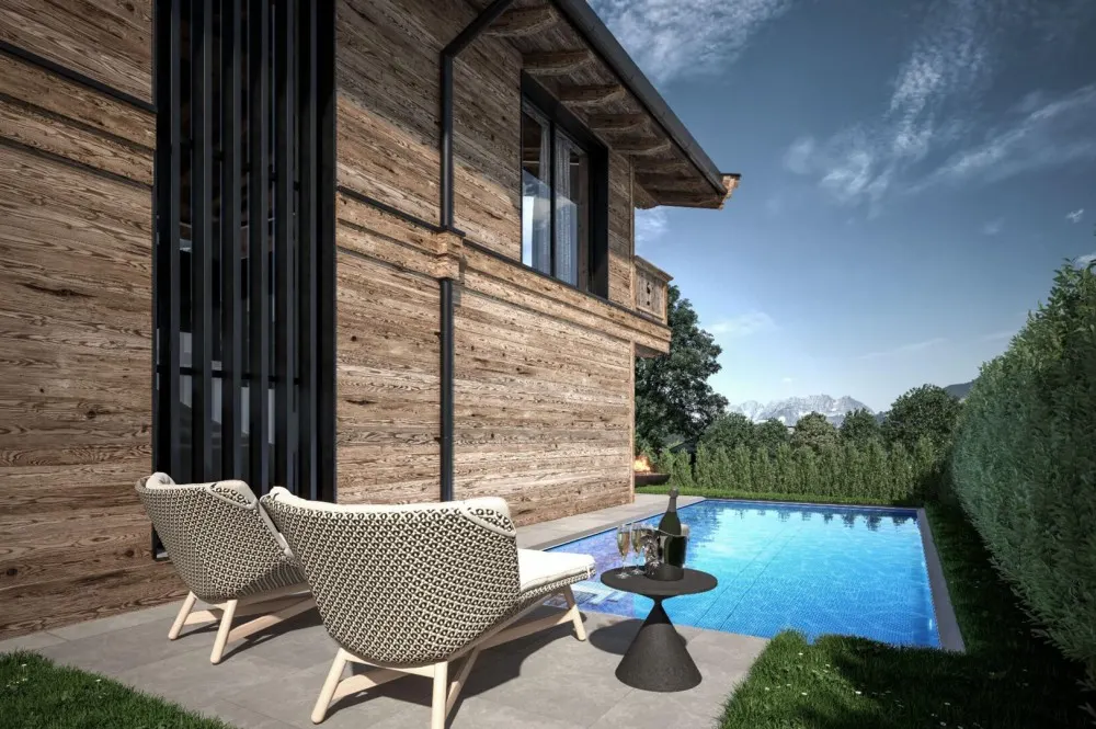 KITZIMMO-Luxuschalet mit Freizeitwohnsitz in traumhafter Lage - Immobilien Aurach.