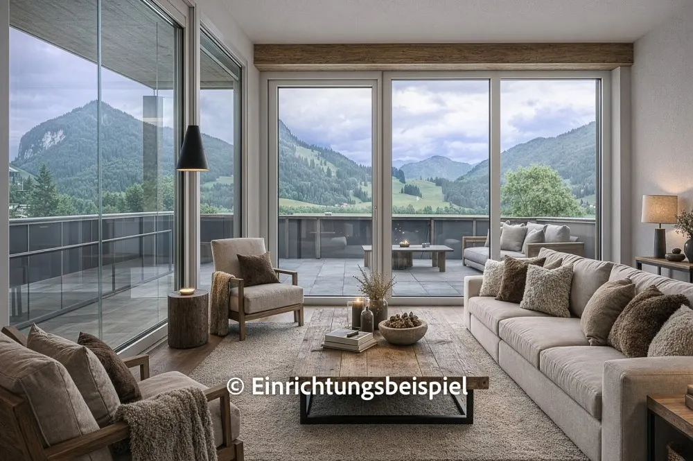 KITZIMMO-Luxuriöses Neubau-Penthouse mit Kaiserblick kaufen - Immobilien Kirchdorf.