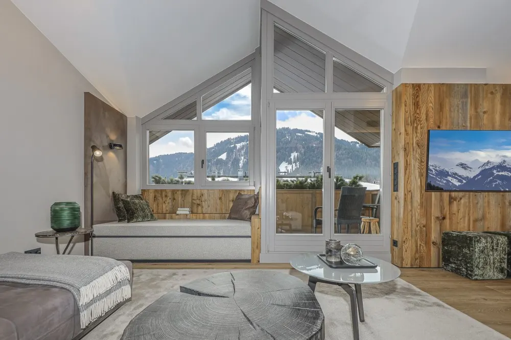 KITZIMMO-Luxus-Penthouse mit Steif-Blick in sonniger Ruhelage - Immobilien Kitzbühel.