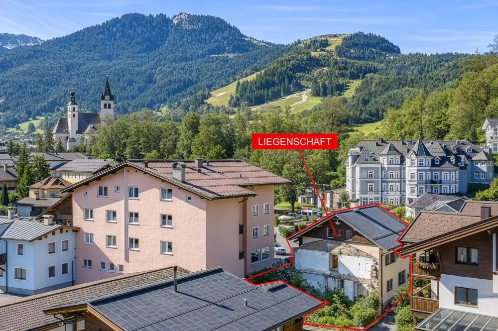 KITZIMMO-Stadthaus mit Baugenehmigung kaufen - Immobilien Kitzbühel.