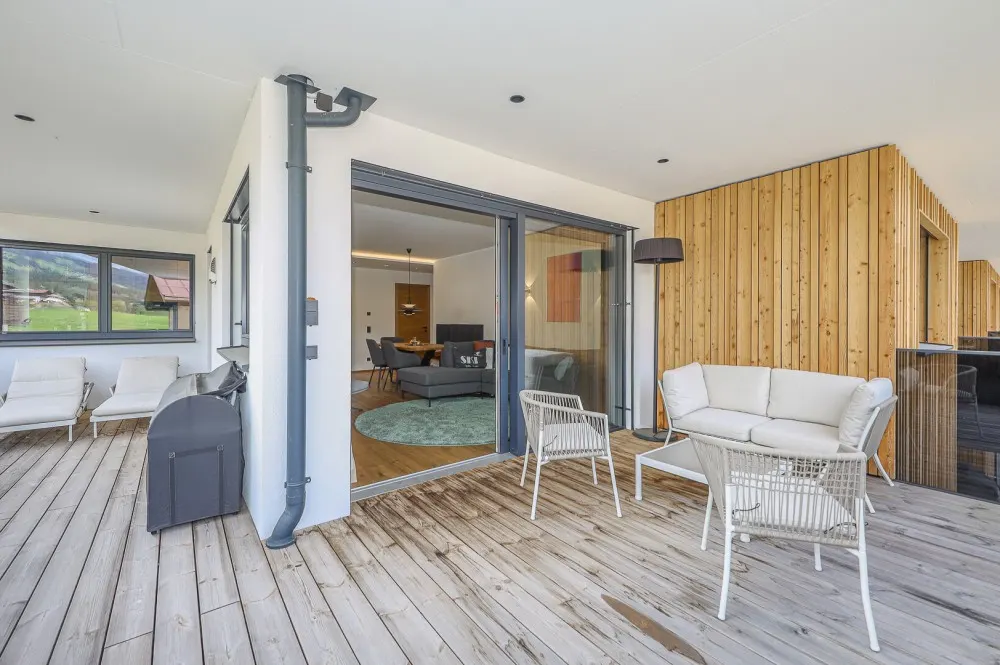 KITZIMMO-Terrassenwohnung in exklusivem Neubau am Fuße des Sonnbergs - Immobilien Kirchberg.