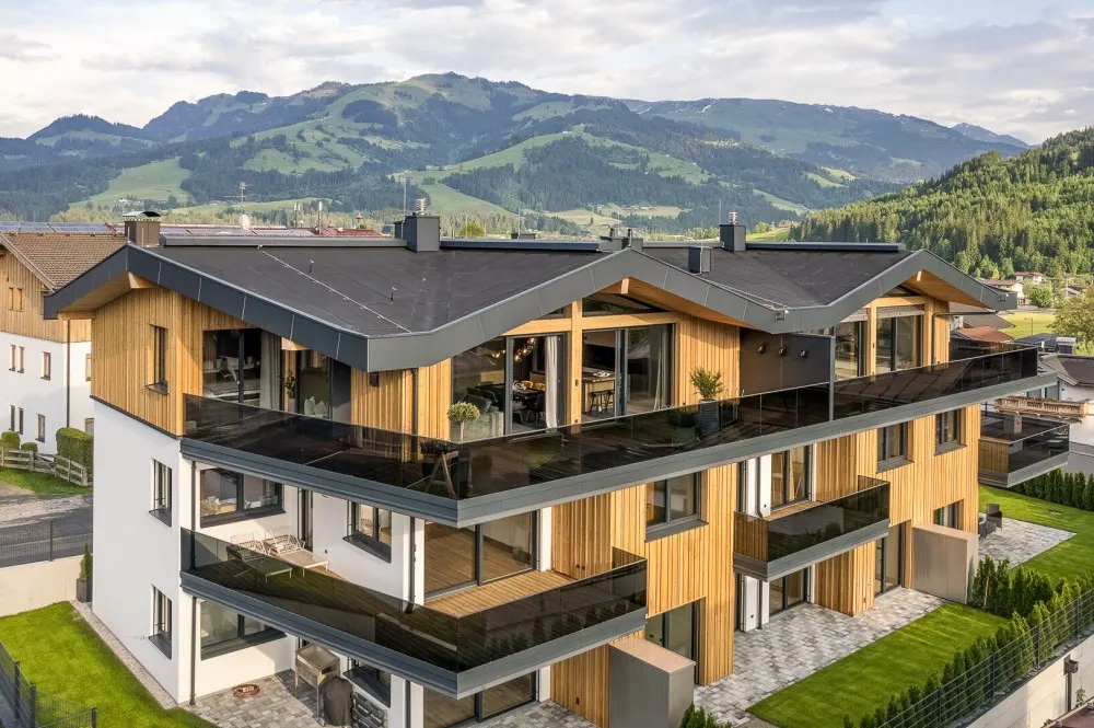 KITZIMMO-Terrassenwohnung in exklusivem Neubau am Fuße des Sonnbergs - Immobilien Kirchberg.