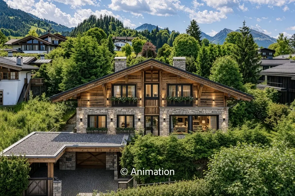 KITZIMMO-Baugrundstück mit Altbestand in Toplage auf der Bichlalm - Immobilien Kitzbühel.-1
