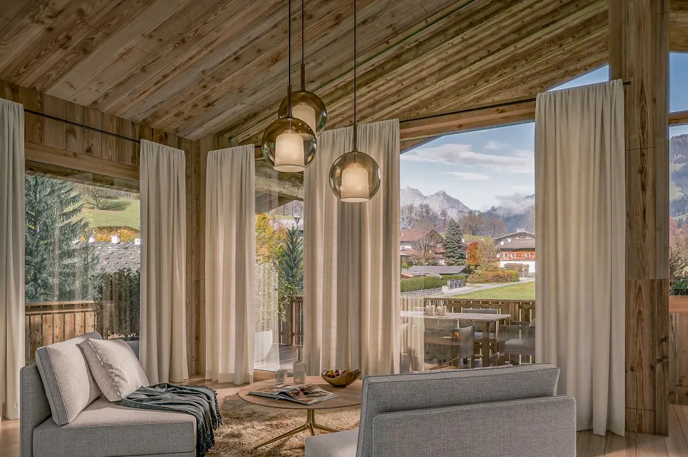 KITZIMMO-Neubauvilla in sonniger Ruhelage mit Bergblick - Immobilien Aurach.