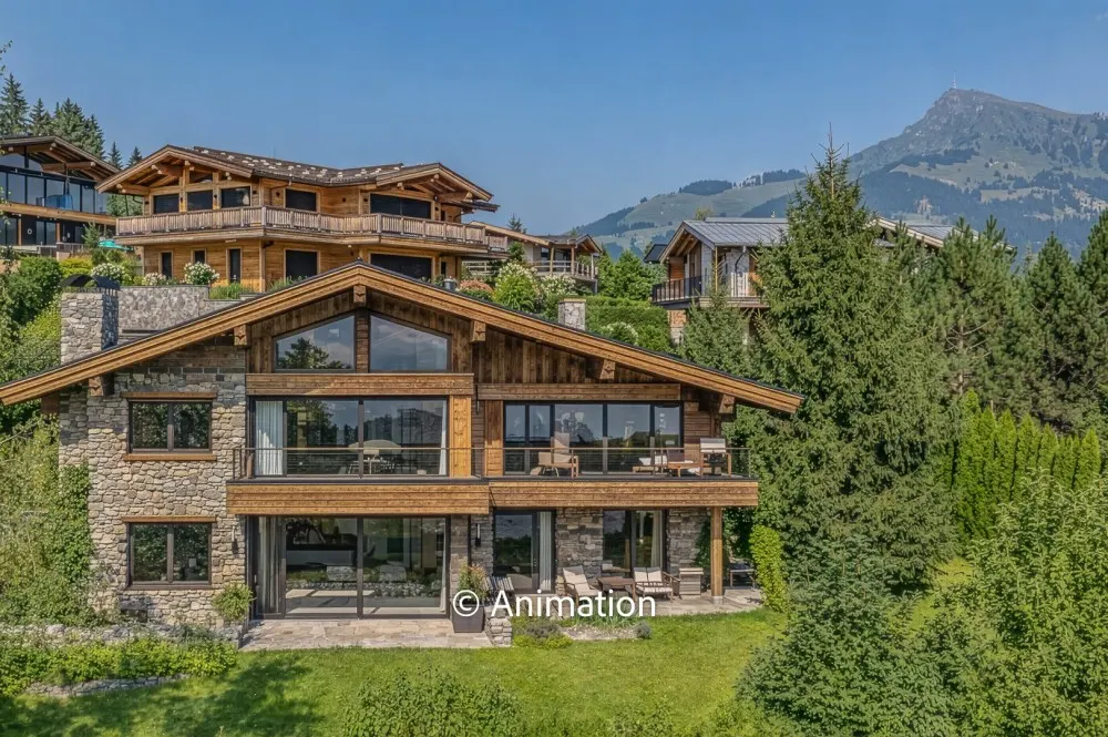 KITZIMMO-Chalet Landhausvilla in Toplage kaufen - Immobilien Reith bei Kitzbühel.-1