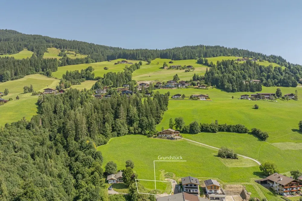 KITZIMMO-Baugrundstück in traumhafter Aussichtslage am Sonnberg - Immobilien Kirchberg.