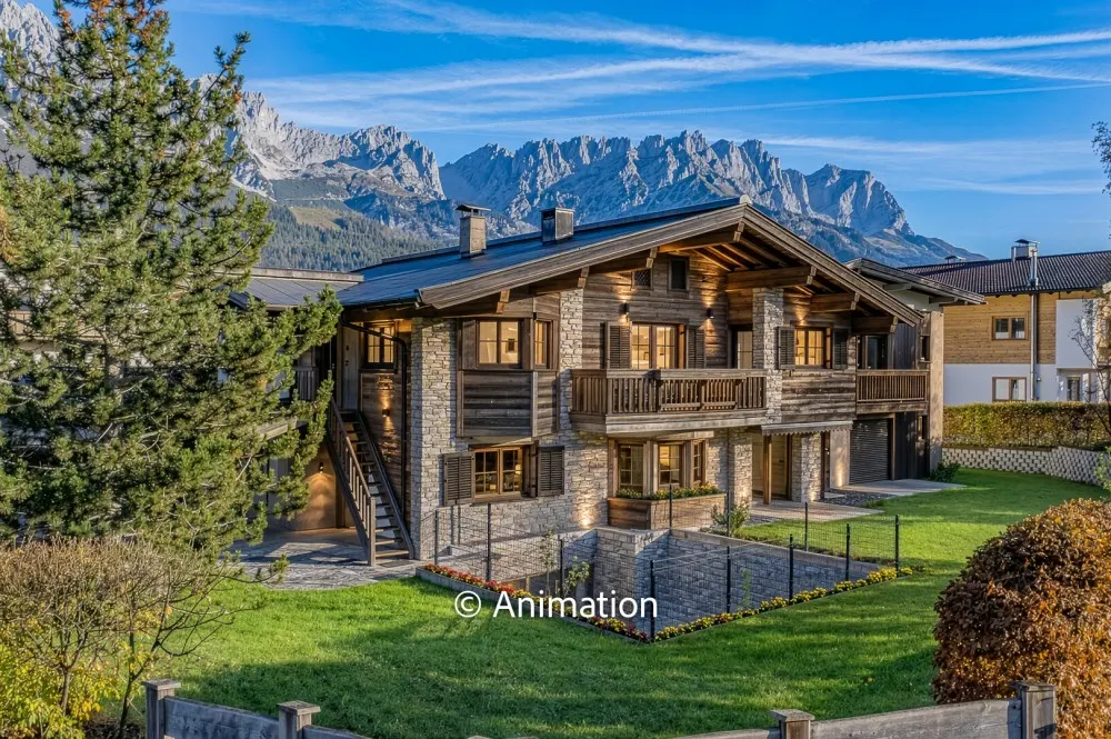 KITZIMMO-Mehrfamilienhaus in Toplage kaufen - Immobilien Ellmau Tirol.