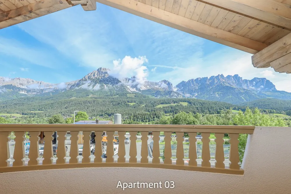 KITZIMMO-Apartmenthaus in zentraler Lage mit Kaiserblick - Immobilien Ellmau.