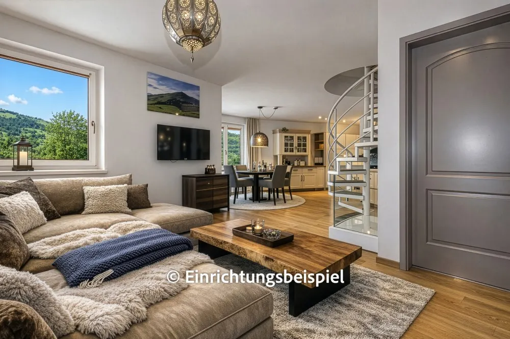 KITZIMMO-Dachgeschosswohnung mit traumhaftem Ausblick - Immobilien Kitzbühel.-9