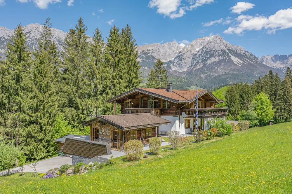 KITZIMMO-Luxusvilla mit Kaiserblick in Alleinlage kaufen - Immobilien Scheffau.-6