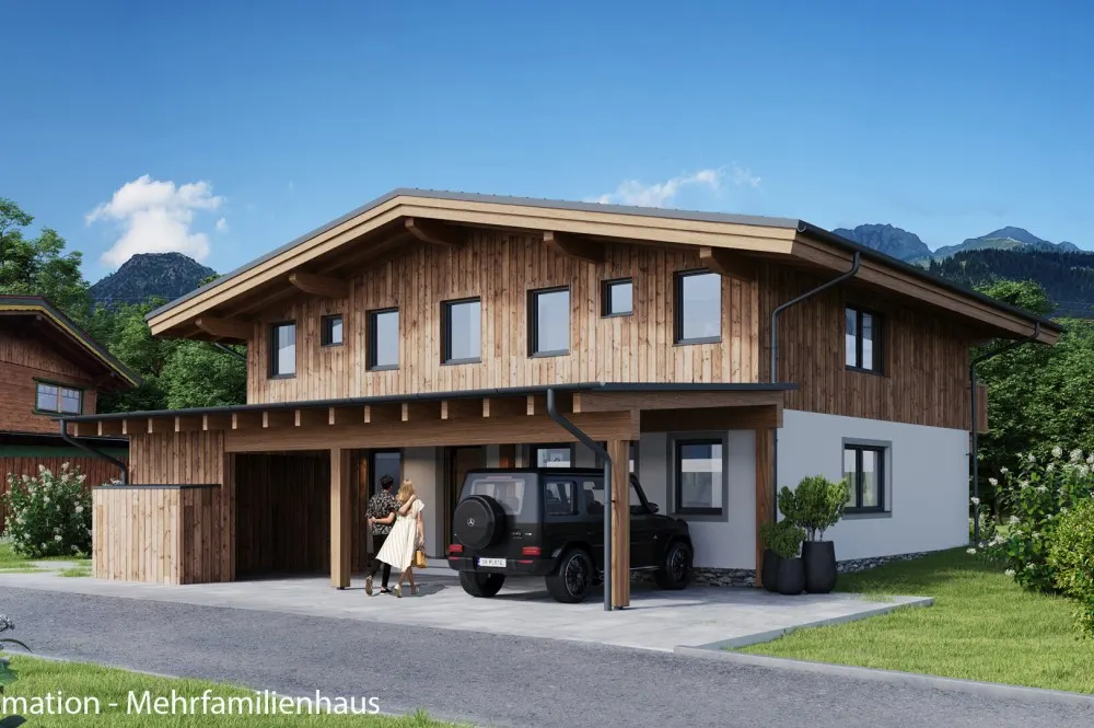 KITZIMMO-Grundstück mit Baugenehmigung kaufen - Immobilien Fieberbrunn.