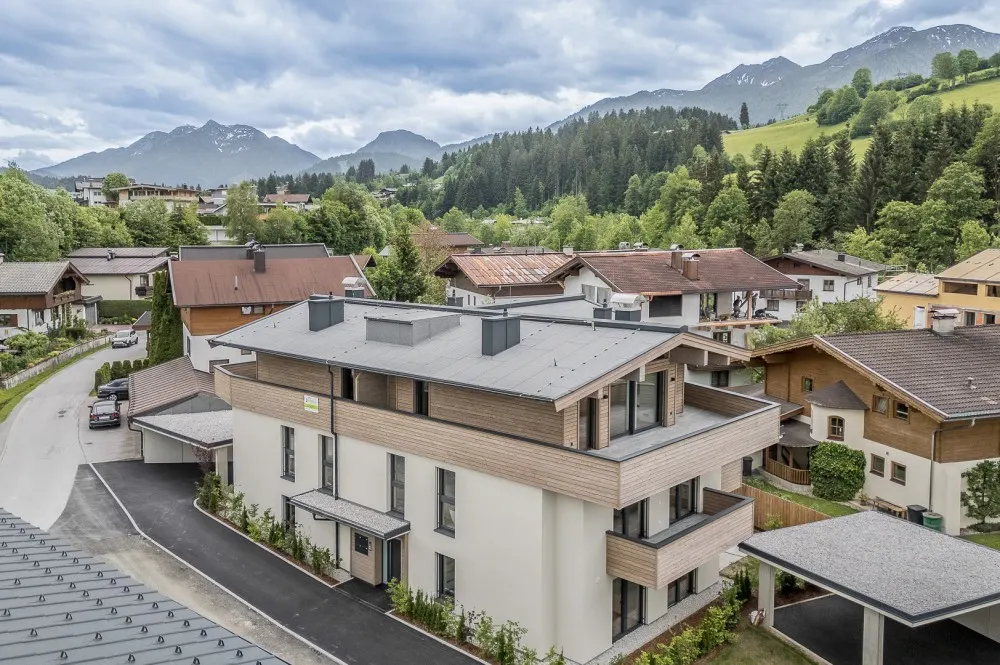 KITZIMMO-Neubau-Gartenwohnung kaufen - Immobilien Fieberbrunn Tirol.