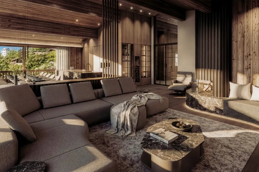 KITZIMMO-Luxusvilla in einzigartiger Toplage am Lebenberg kaufen - Immobilien Kitzbühel.