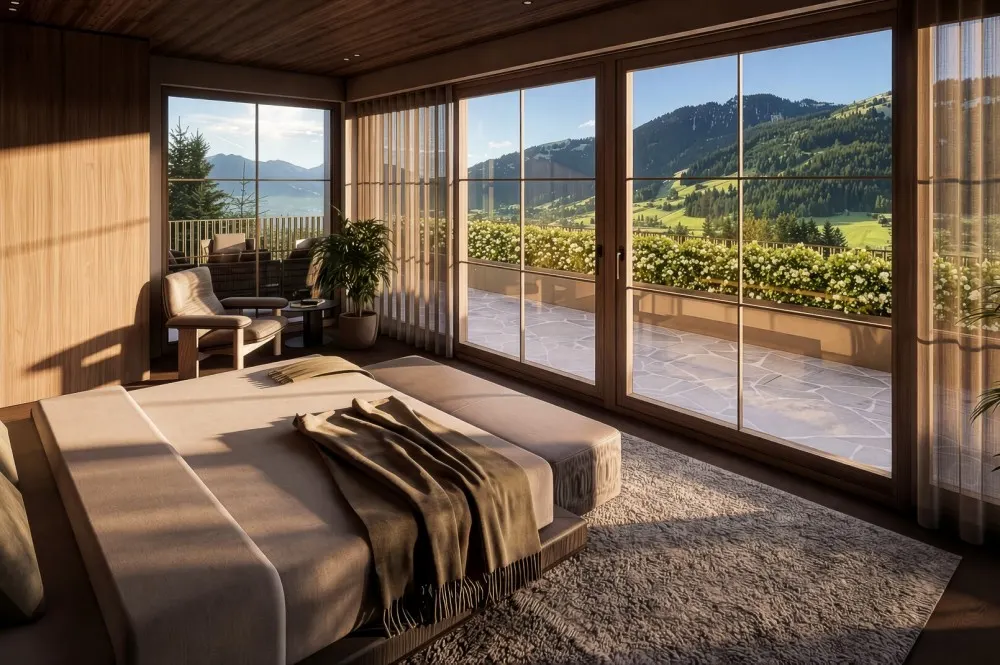 KITZIMMO-Luxusvilla in einzigartiger Toplage am Lebenberg kaufen - Immobilien Kitzbühel.