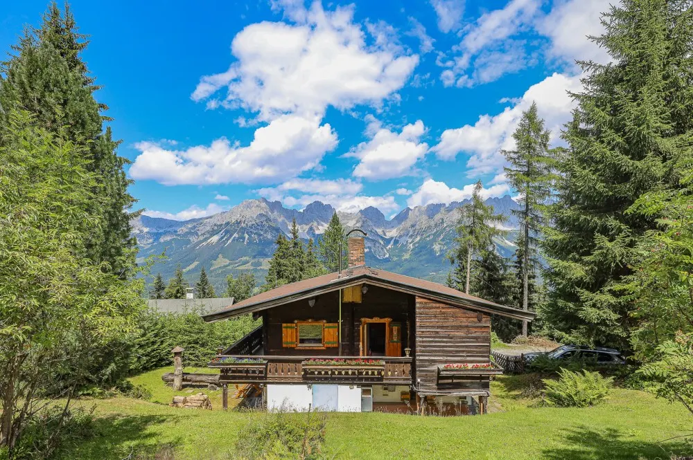 KITZIMMO-Freizeitwohnsitz mit unverbautem Kaiserblick - Ski in / Ski out - Immobilien Ellmau.