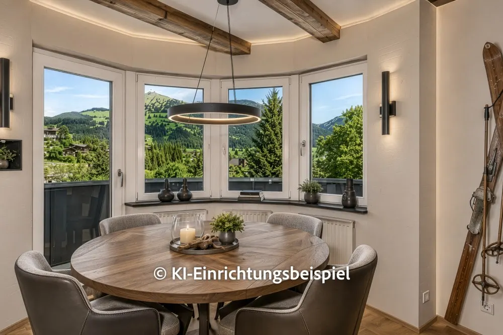 KITZIMMO-Dachgeschosswohnung mit traumhaftem Ausblick - Immobilien Kitzbühel.