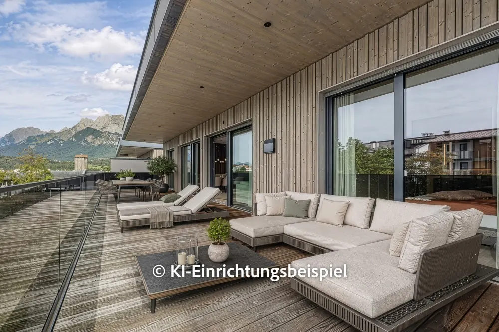 KITZIMMO-Luxus-Penthouse in exklusivem Neubau - Immobilien St. Johann.