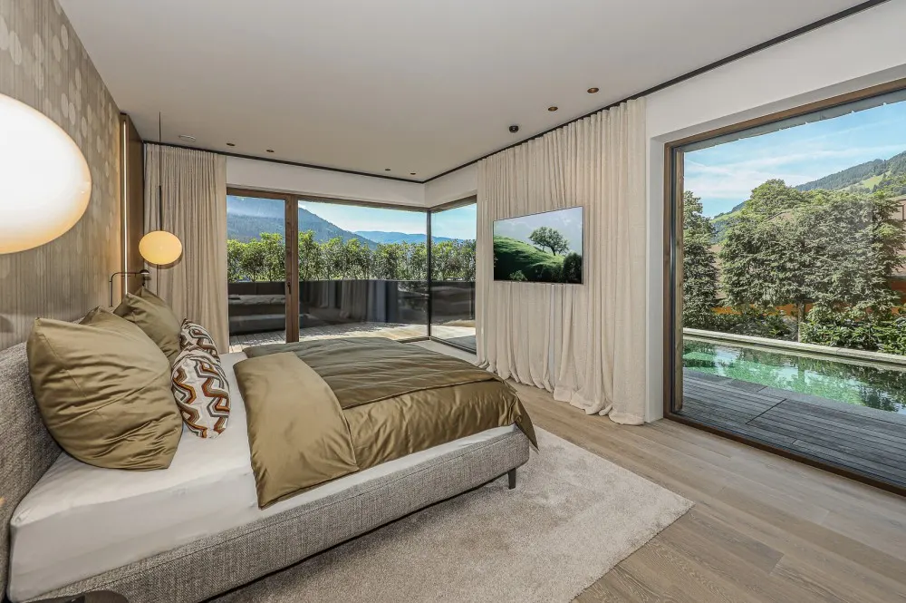 KITZIMMO-Luxusvilla mit Pool in Toplage kaufen - Immobilien Brixen im Thale.