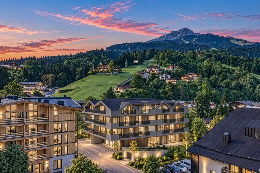 KITZIMMO-Baugrund in zentraler Toplage mit Apparthotel Projektierung - Immobilien St. Johann.