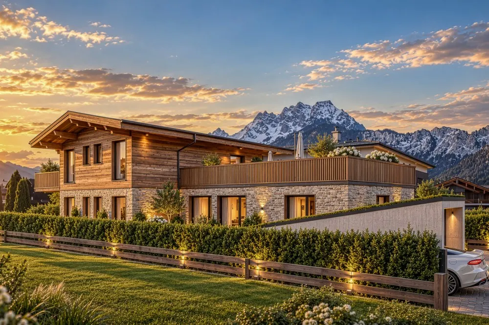 KITZIMMO-Grundstück mit Baugenehmigung für eine Luxusvilla - Immobilien St. Johann.-5-2