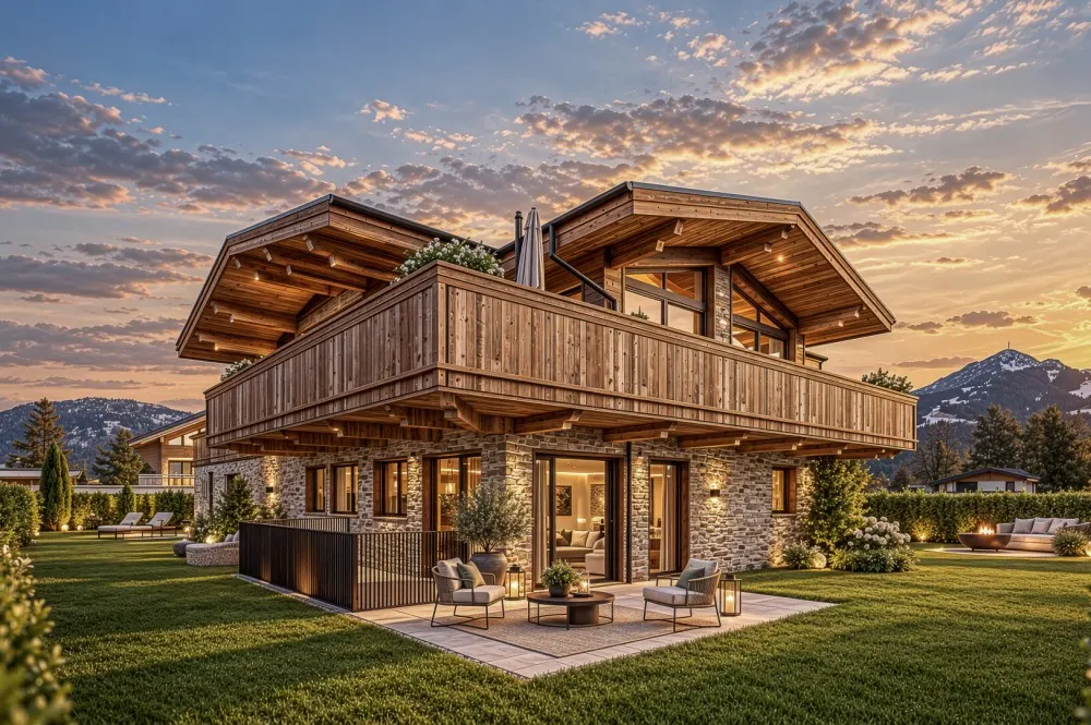 KITZIMMO-Grundstück mit Baugenehmigung für eine Luxusvilla - Immobilien St. Johann.-5