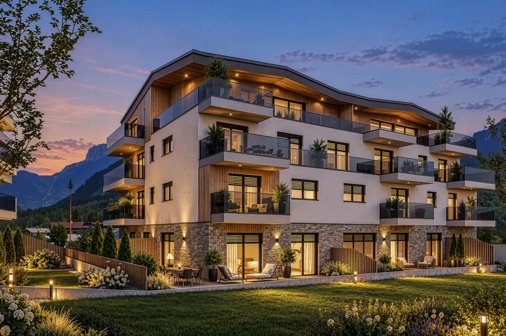 KITZIMMO-Grundstück mit Baugenehmigung für 15 Wohnungen & 1 Geschäft - Immobilien St. Ulrich.-3