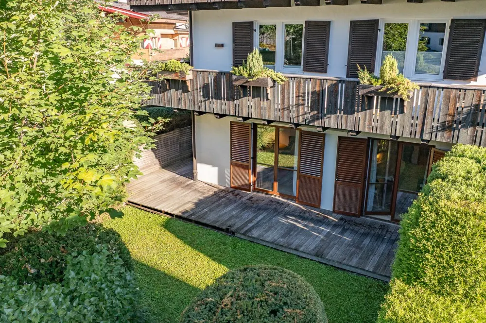 KITZIMMO-Gartenwohnung mit Freizeitwohnsitz in zentraler Ruhelage kaufen - Immobilien Kitzbühel.