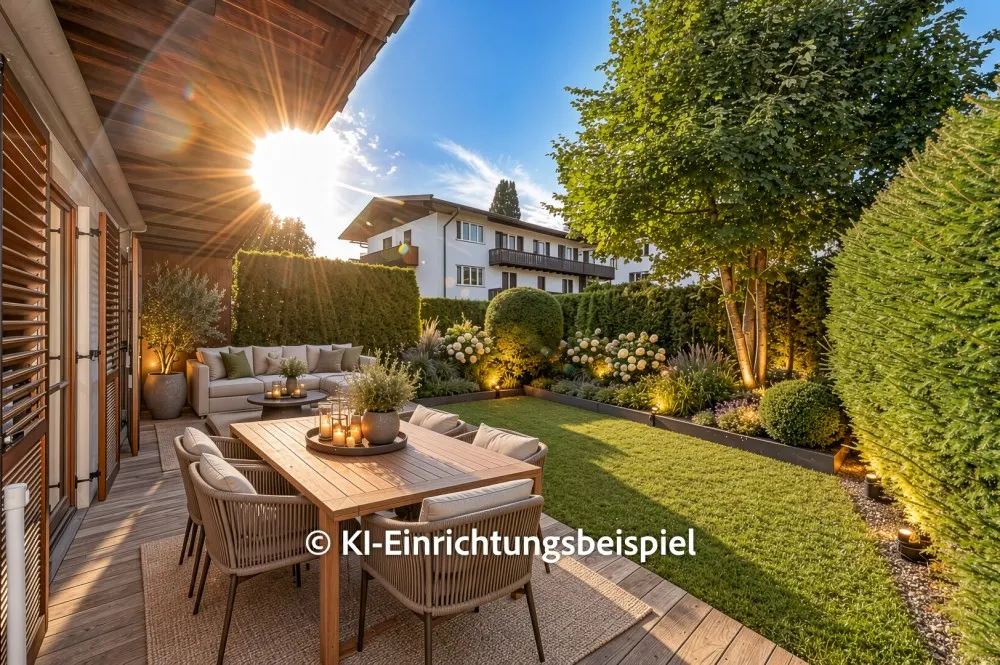 KITZIMMO-Gartenwohnung mit Freizeitwohnsitz in zentraler Ruhelage kaufen - Immobilien Kitzbühel.