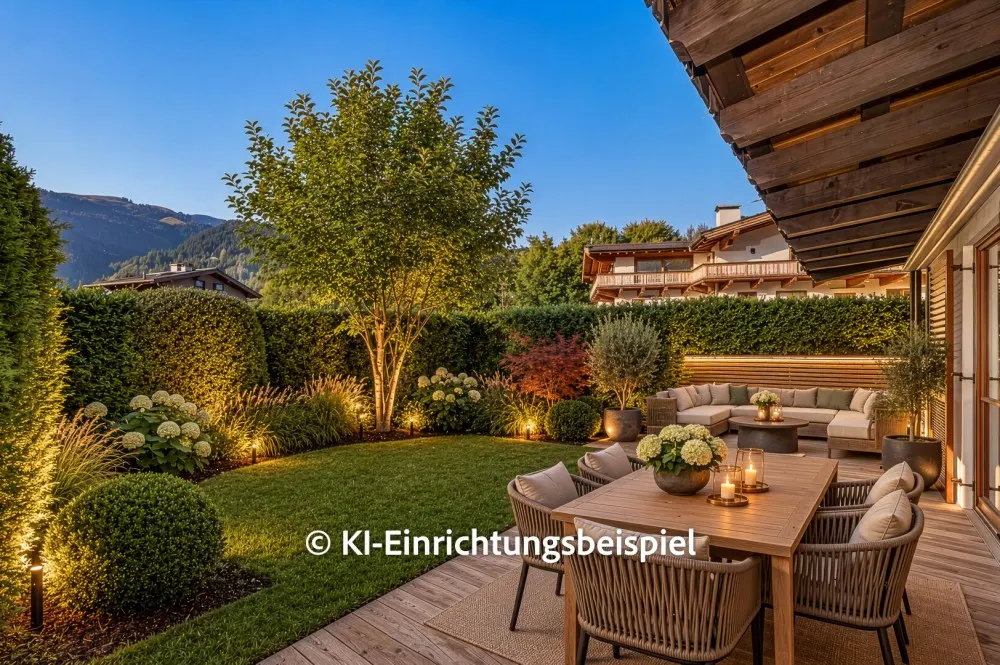 KITZIMMO-Gartenwohnung mit Freizeitwohnsitz in zentraler Ruhelage kaufen - Immobilien Kitzbühel.