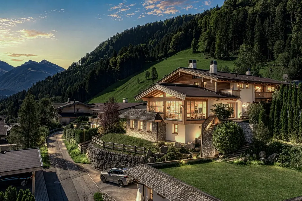KITZIMMO-Exklusives Landhaus in traumhafter & unverbaubarer Aussichtslage - Immobilien Kitzbühel.-18