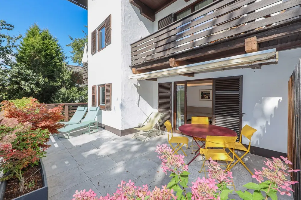 KITZIMMO-Terrassenwohnung in Toplage auf der Sonnseite - Immobilien Kitzbühel.