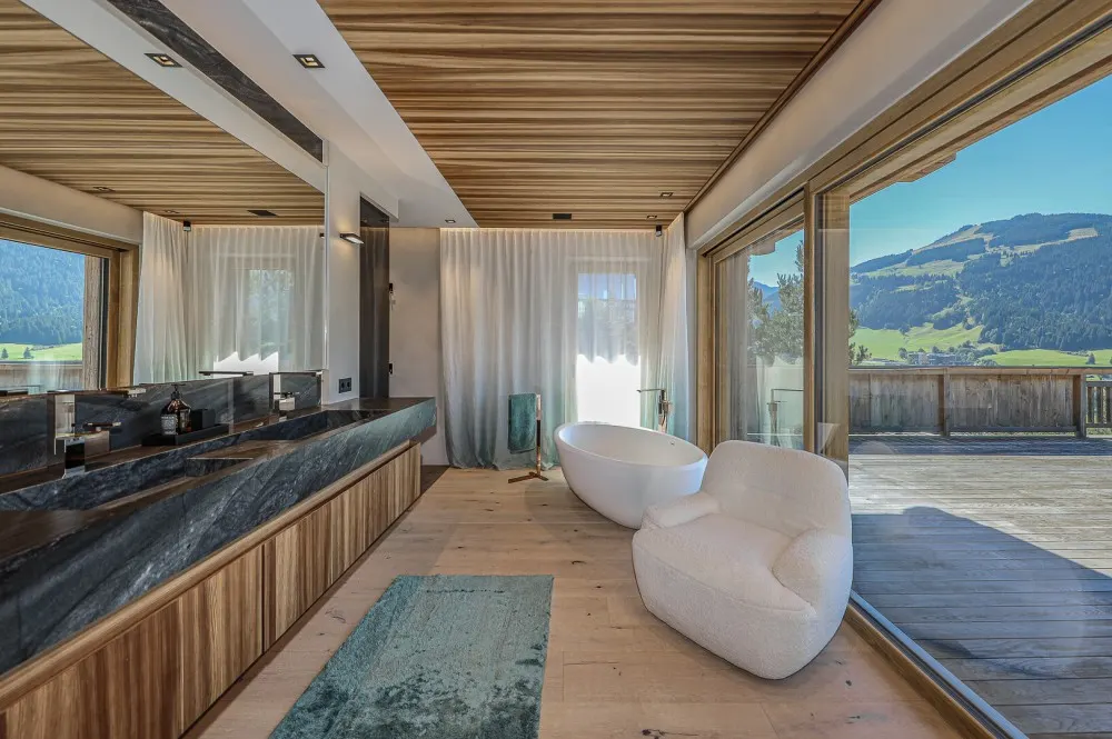 KITZIMMO-Summit View – High-End-Chalet mit endlosem Weitblick - Immobilien Jochberg.