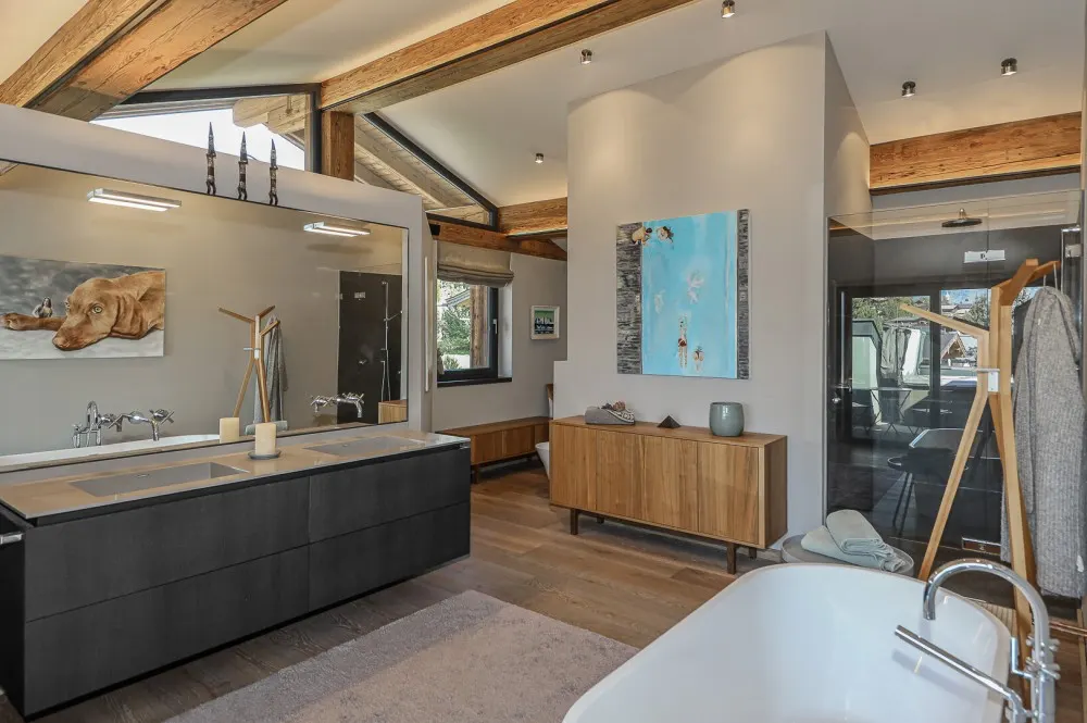 KITZIMMO-Prime Living – Exklusive Villa mit Pool & Panoramablick in Toplage - Immobilien Kitzbühel.
