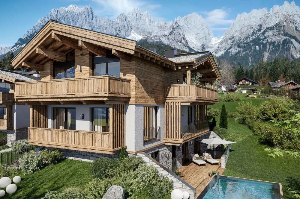 KITZIMMO-Luxus-Neubauchalet mit touristischer Widmung - Immobilien Going.
