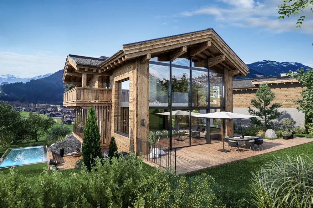 KITZIMMO-Luxus-Neubauchalet mit touristischer Widmung - Immobilien Going.